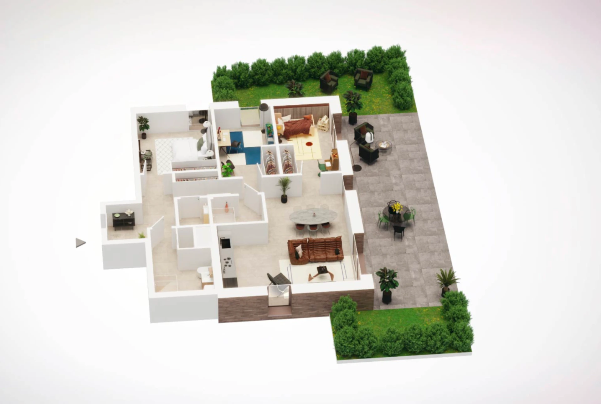 Appartement 3 chambres — 90 à 120 m²